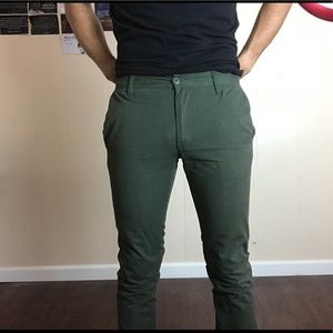 Forever 21 Olive Green Skinny Jeans